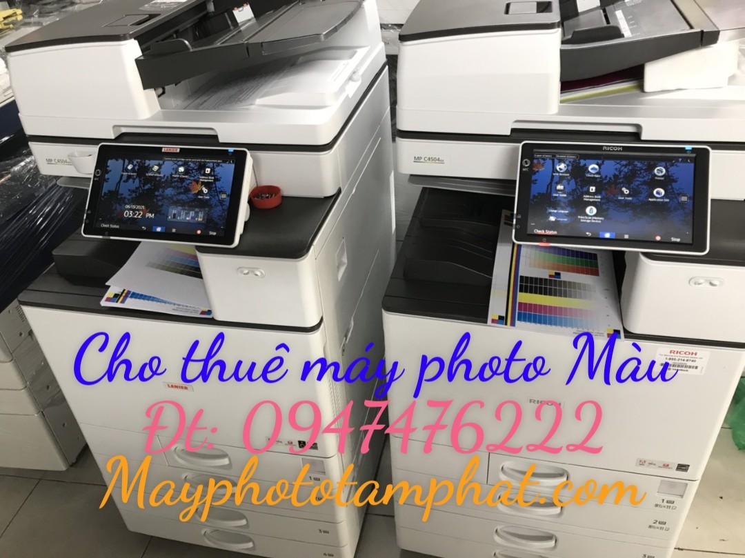Cho thuê máy photocopy Ricoh màu IM C4500/6000 Tại Hà Nội