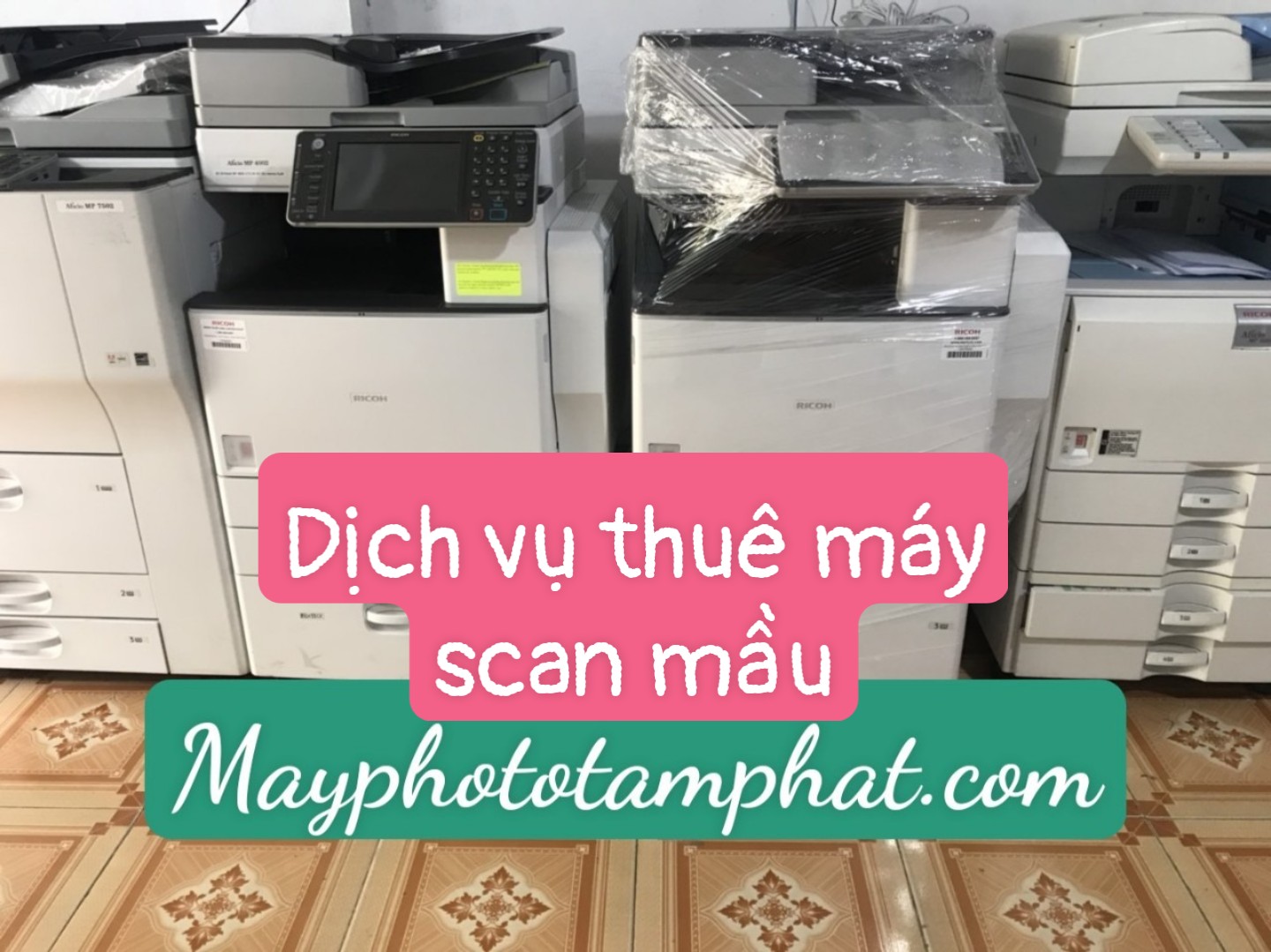 Cho thuê máy Scan màu + In + Photocopy tại Hà Nội
